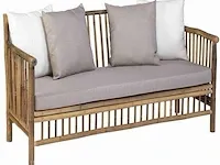 Tuinbank exotan, bamboe - bruin - 86x180x80