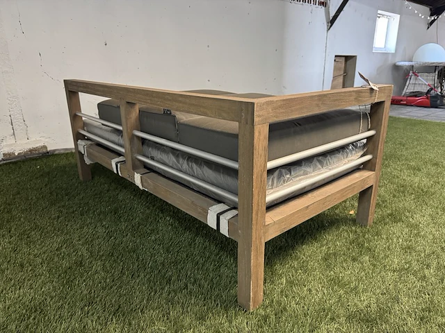 Tuinbank, loungebank 154x83x65 cm applebee - afbeelding 8 van  8