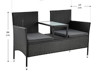 Tuinbank monaco 133x63x84cm - afbeelding 8 van  8