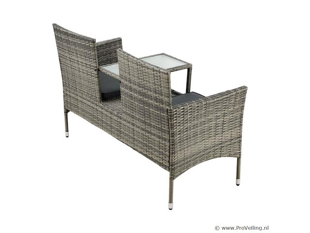 Tuinbank monaco 133x63x84cm - afbeelding 4 van  8