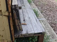 Tuinbank van hardhout - 490x67x112cm - afbeelding 2 van  4