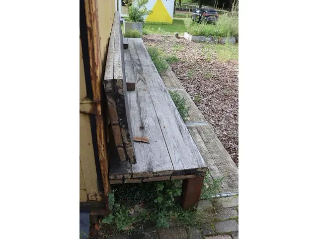 Tuinbank van hardhout - 490x67x112cm - afbeelding 3 van  4