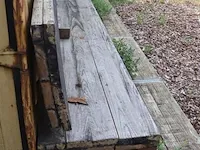 Tuinbank van hardhout - 490x67x112cm - afbeelding 3 van  4