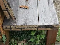 Tuinbank van hardhout - 490x67x112cm - afbeelding 4 van  4