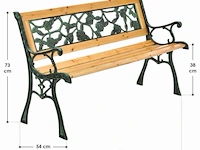 Tuinbank venezia 122x72x53cm - afbeelding 7 van  12