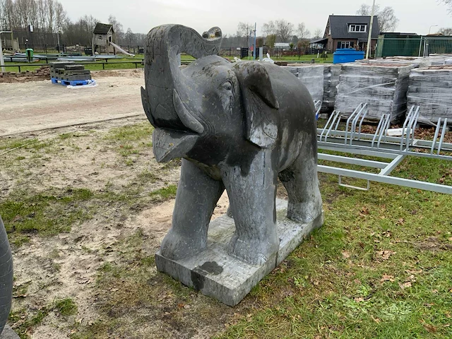 Tuinbeeld - olifant (2x) - afbeelding 5 van  11