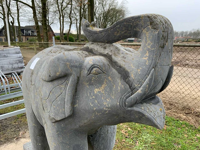 Tuinbeeld - olifant (2x) - afbeelding 6 van  11