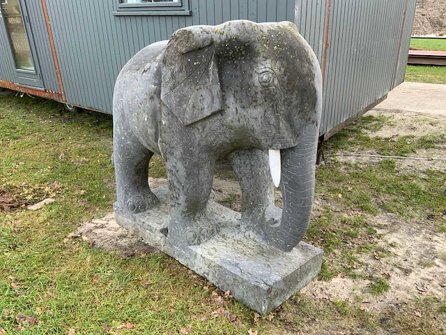 Tuinbeeld - olifant (2x) - afbeelding 10 van  11