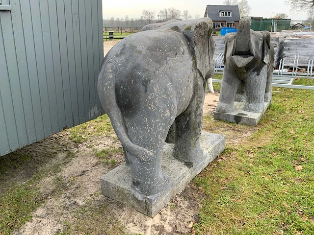 Tuinbeeld - olifant (2x) - afbeelding 11 van  11