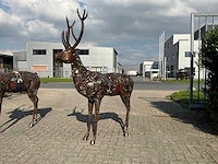 Tuinbeeld hert (2x) - afbeelding 2 van  8