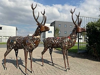 Tuinbeeld hert (2x) - afbeelding 6 van  8