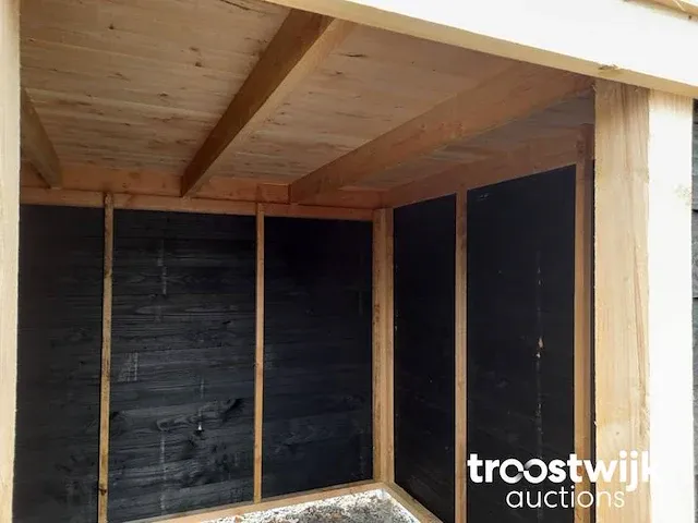 Tuinberging met lessenaarsdak 250x400x227 cm - afbeelding 5 van  8