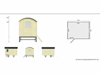 Tuindeco - 40.0181 - gypsy wagon joey 8,5m2 - afbeelding 2 van  6