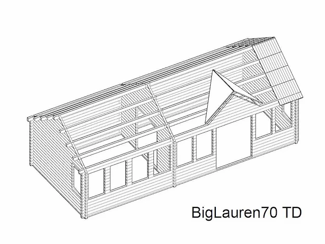 Tuindeco - 40.0823p - tuinhuizen & blokhutten - afbeelding 2 van  12