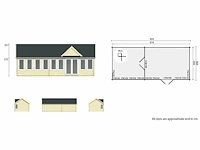 Tuindeco - 40.0823p - tuinhuizen & blokhutten - afbeelding 5 van  12
