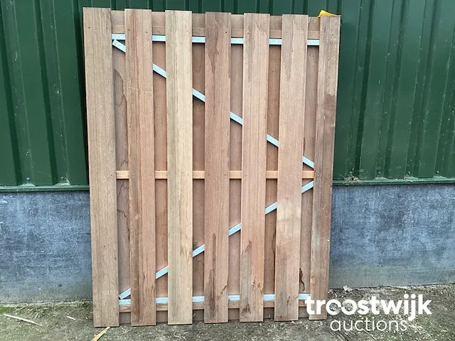 Tuindeur hardhout - afbeelding 1 van  3