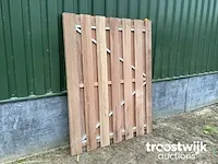 Tuindeur hardhout - afbeelding 2 van  3