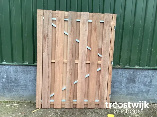Tuindeur hardhout - afbeelding 3 van  3