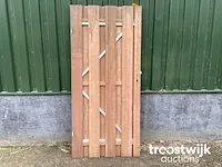 Tuindeur hardhout - afbeelding 3 van  3