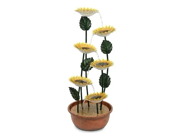 Tuinfontein, waterornament 6 etages blumfeldt, le tournesol - afbeelding 2 van  4