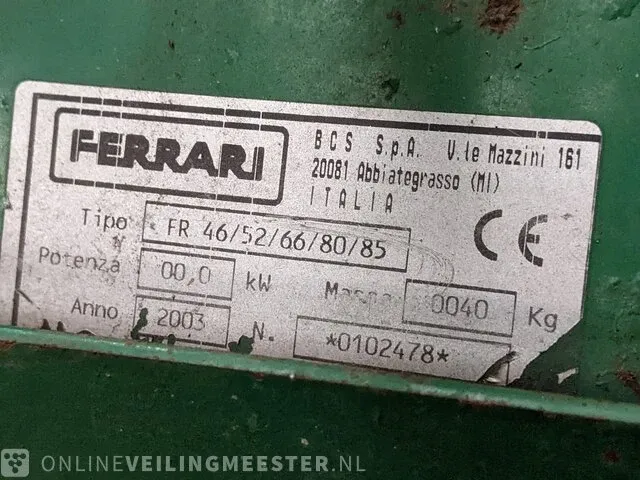 Tuinfrees ferrari, mc 340 l100ae - afbeelding 3 van  11