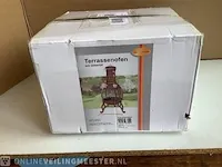Tuinhaard en bbq-oven met gaasdeur garden pleasure, 504450/892205 - afbeelding 2 van  3