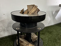 Tuinhaard, vuurtafel dxh 57x67 cm, met rvs grillplaat - afbeelding 4 van  5