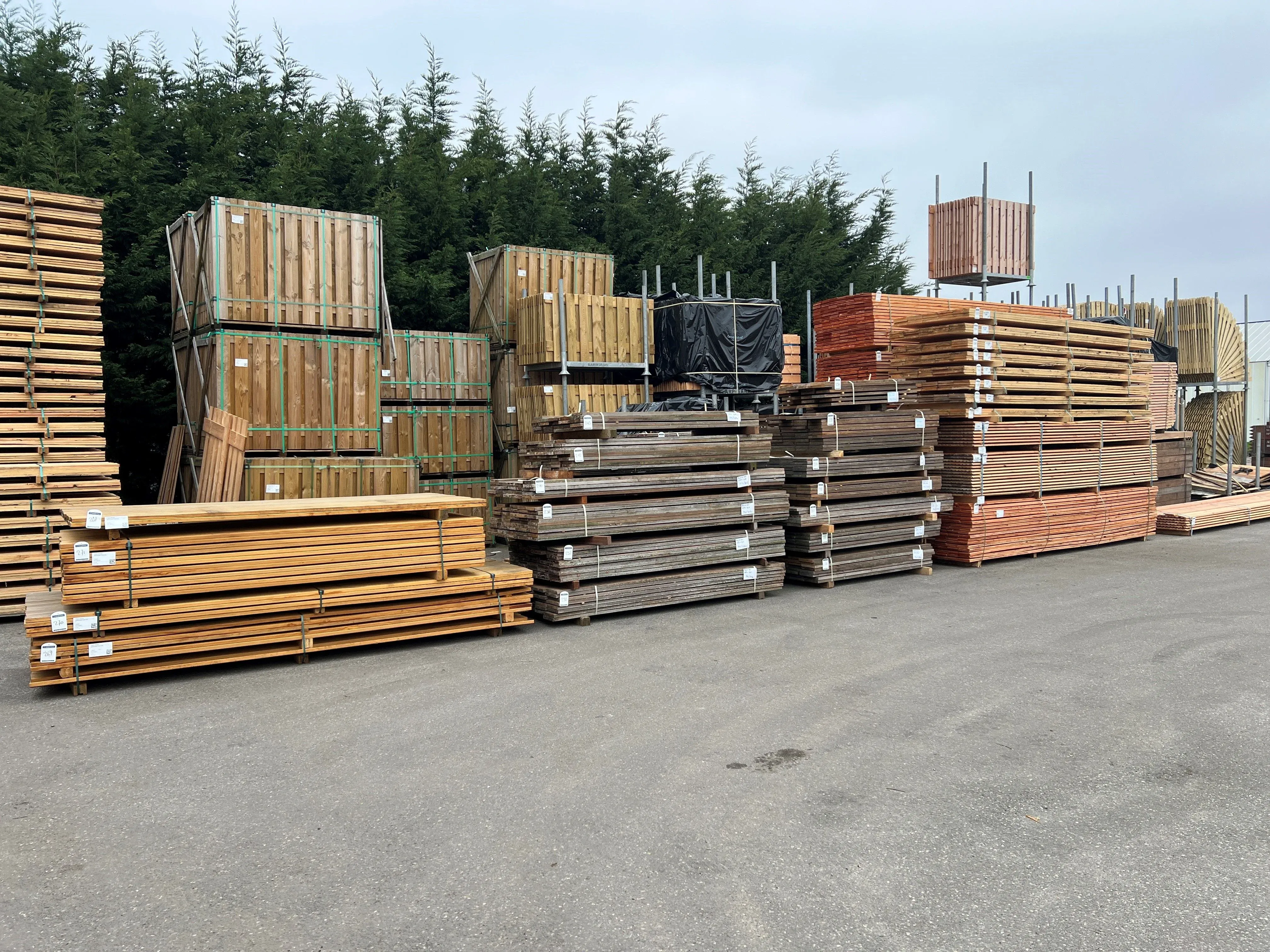Tuinhout en bouwmaterialen