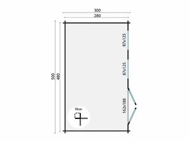Tuinhuis aiste - afbeelding 5 van  5