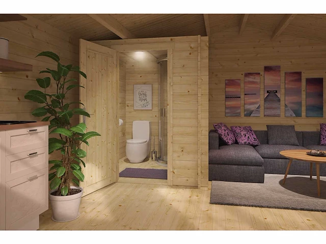 Tuinhuis toilet/shower kit xxl 28mm - afbeelding 1 van  2