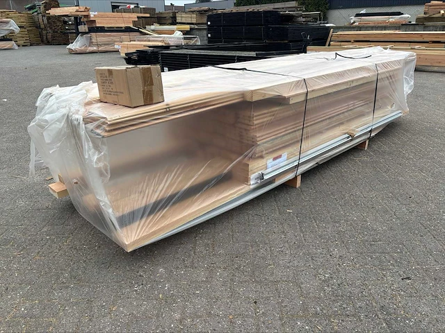 Tuinhuis triple-profiel 295x295x240 cm - afbeelding 4 van  12