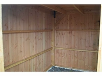 Tuinhuis triple-profiel met overkapping 295x550x240 cm - afbeelding 12 van  13