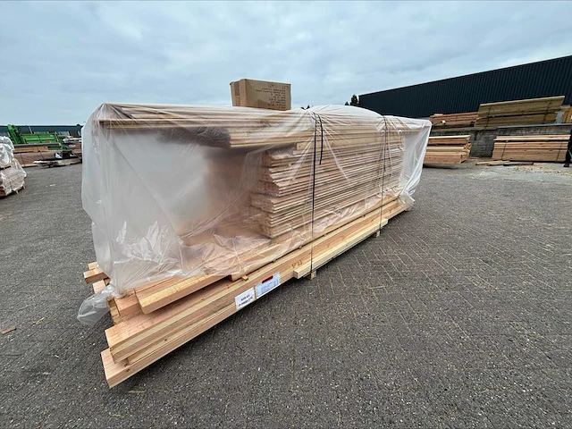 Tuinhuis triple-profiel met overkapping 295x550x240 cm - afbeelding 6 van  14