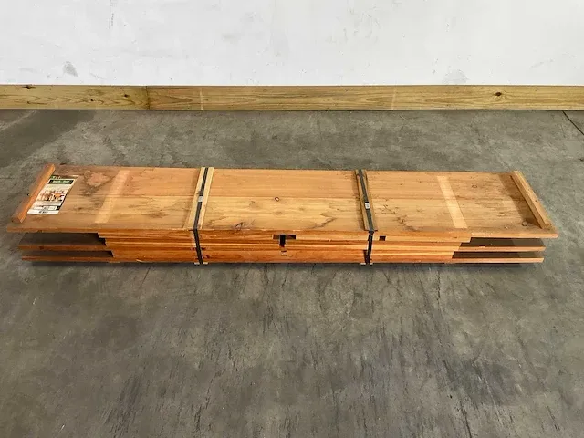 Tuinkast/ haardhoutkast (2x) - afbeelding 2 van  7
