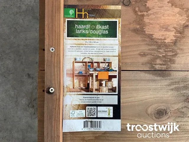Tuinkast/ haardhoutkast - afbeelding 5 van  7