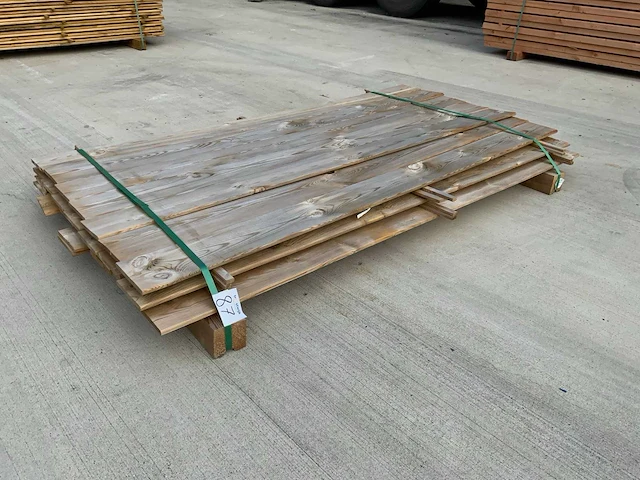 Tuinplank 1800x135x16mm (27x) - afbeelding 1 van  6