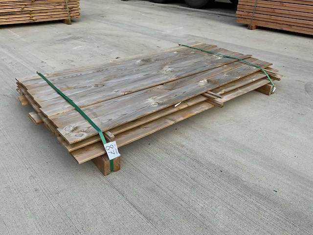 Tuinplank 1800x135x16mm (27x) - afbeelding 1 van  6