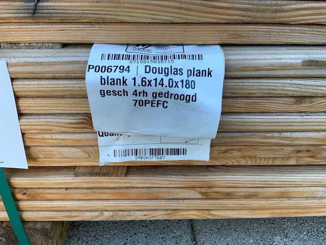 Tuinplank 1800x140x16mm (144x) - afbeelding 2 van  10