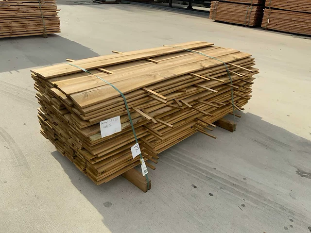 Tuinplank 1950x135x16mm (148x) - afbeelding 1 van  8