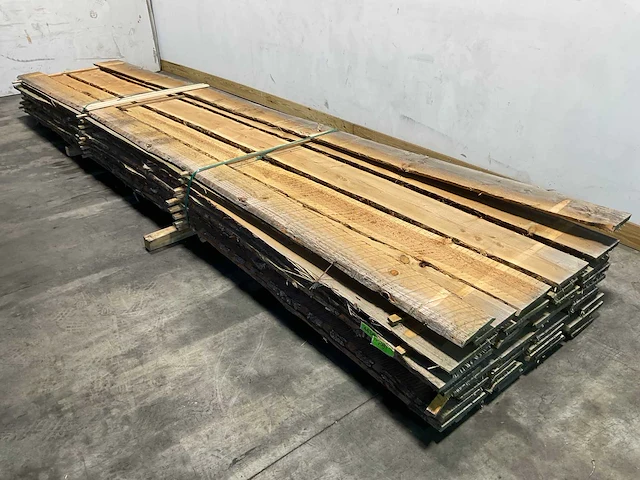 Tuinplank 500x17-26x2,5 cm (38x) - afbeelding 1 van  5