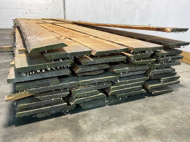 Tuinplank 500x17-26x2,5 cm (38x) - afbeelding 4 van  5