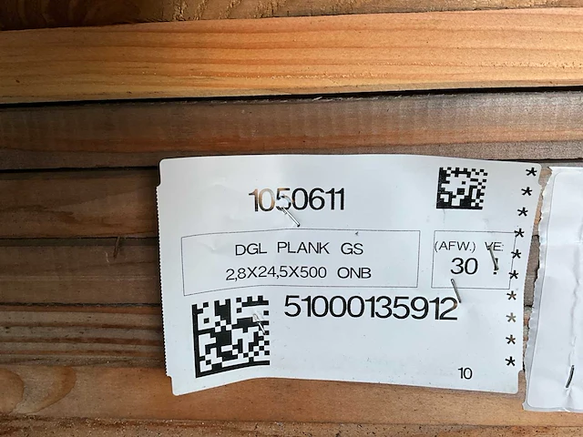 Tuinplank douglas geschaafd 500x24,5x2,8 cm (30x) - afbeelding 6 van  6