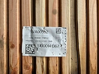 Tuinplank douglas triple rhombusprofiel 500x14,5x1,8 cm (77x) - afbeelding 6 van  6