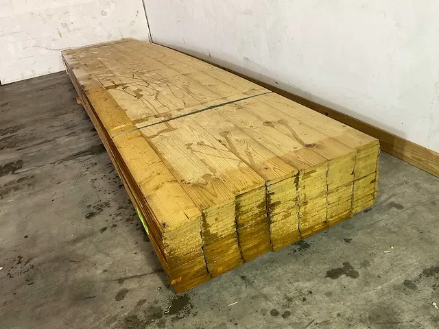 Tuinplank geïmpregneerd 480x15x2,2 cm (25x) - afbeelding 2 van  5