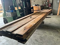 Tuinplank redwood blokhutprofiel 50x14,5x2,8 cm (26x) - afbeelding 5 van  6