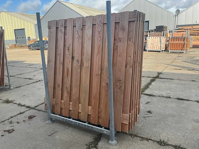 Tuinscherm 19 planks douglas (13x) - afbeelding 4 van  6