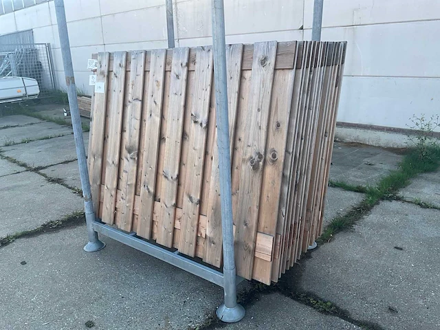 Tuinscherm 19 planks douglas (15x) - afbeelding 2 van  6