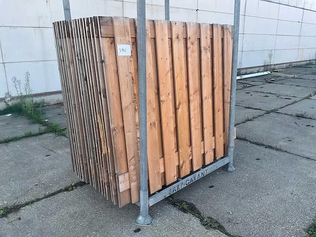 Tuinscherm 19 planks douglas (17x) - afbeelding 1 van  6