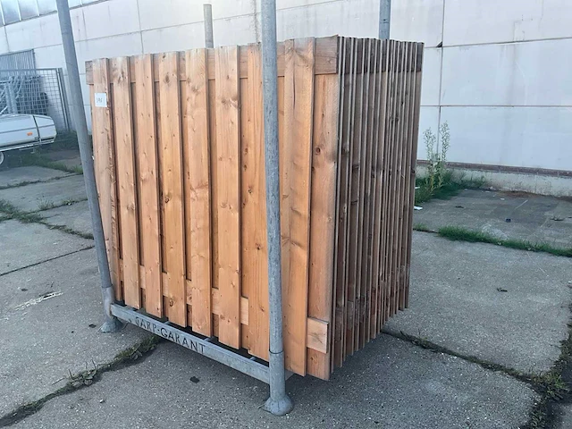 Tuinscherm 19 planks douglas (17x) - afbeelding 2 van  6