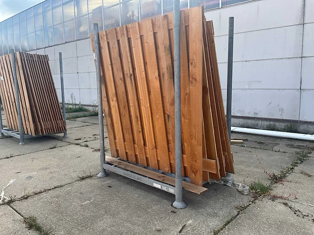 Tuinscherm 19 planks douglas (5x) - afbeelding 2 van  6